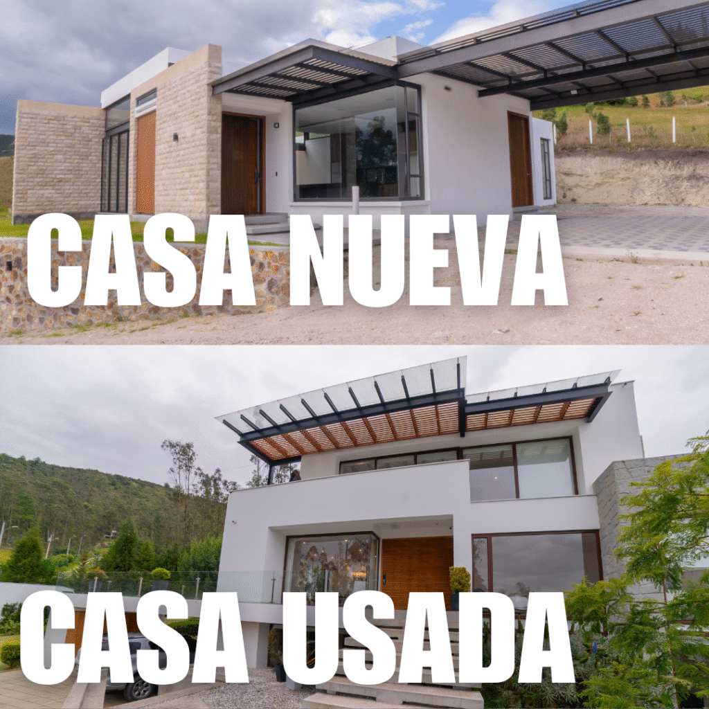 Casa nueva o casa usada?