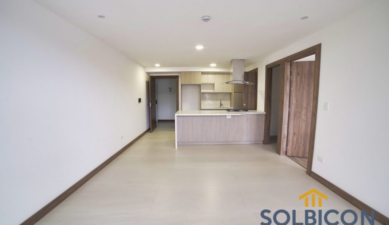 Sala y cocina Suite de venta en las puertas del Sol Cuenca