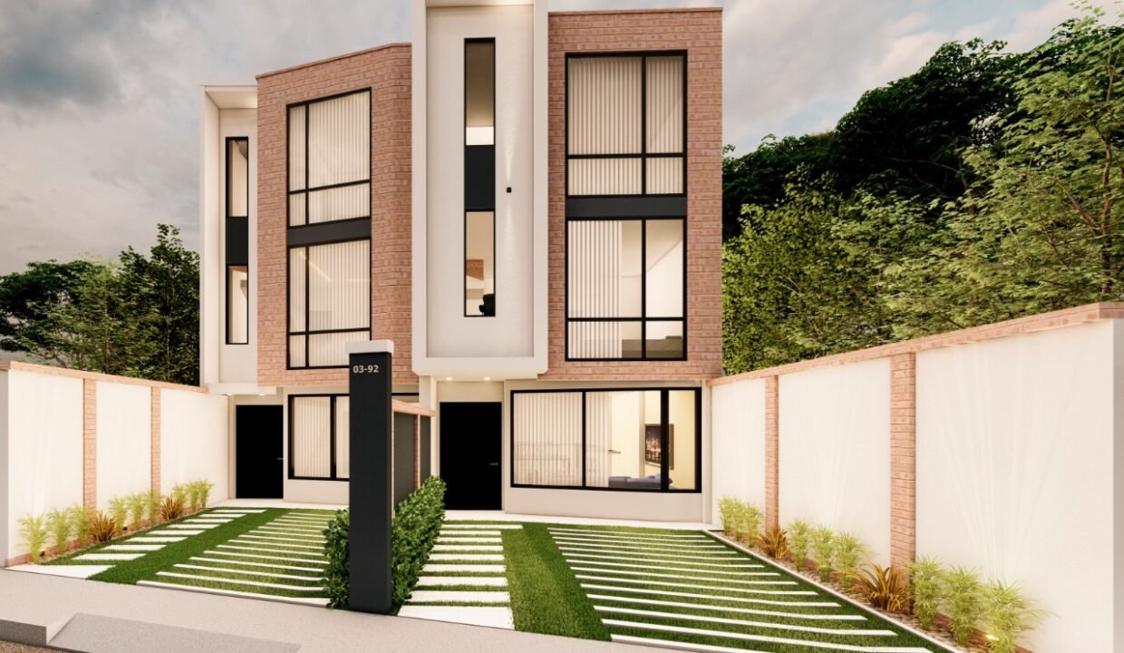 fachada 2 casas Casa de venta en Tejar Cuenca - Credito VIP Venta