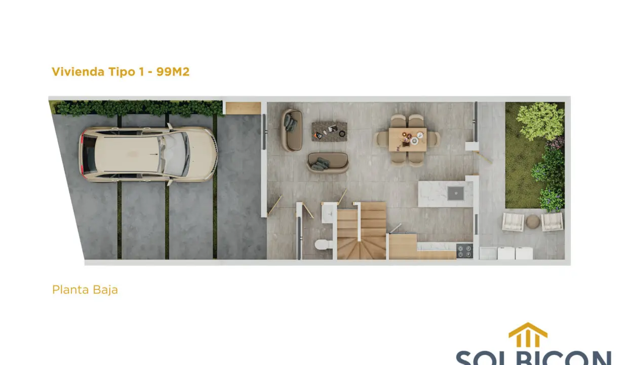 tipo casa 1 Colinas Racar Casas VIP Cuenca