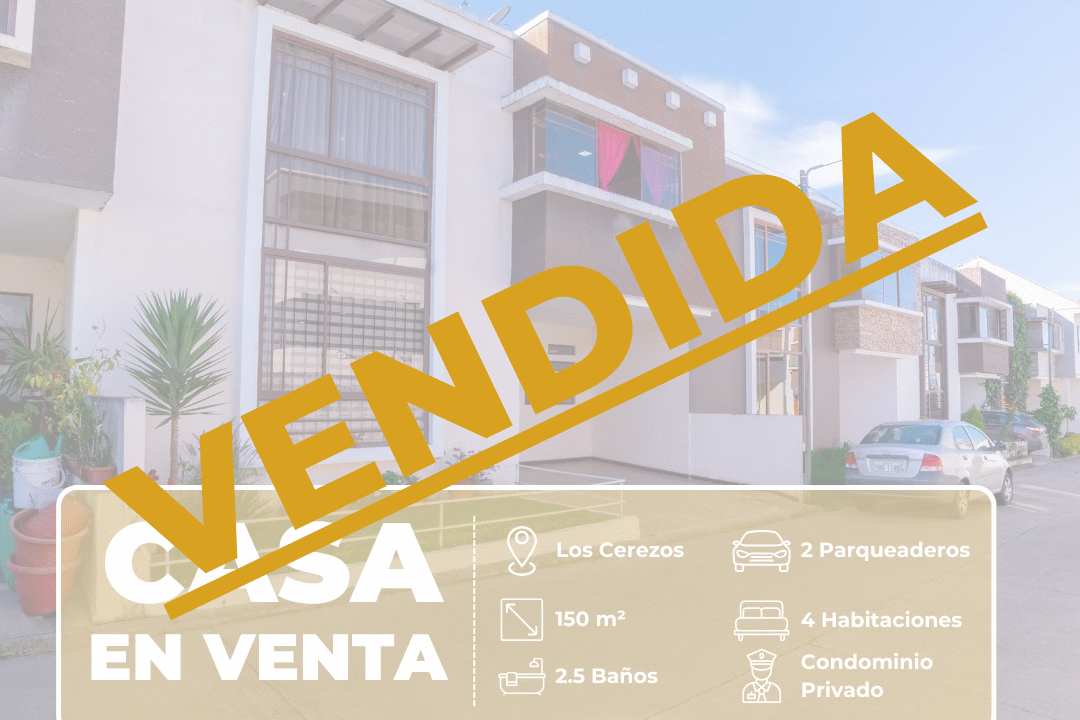 VENDIDA casa
