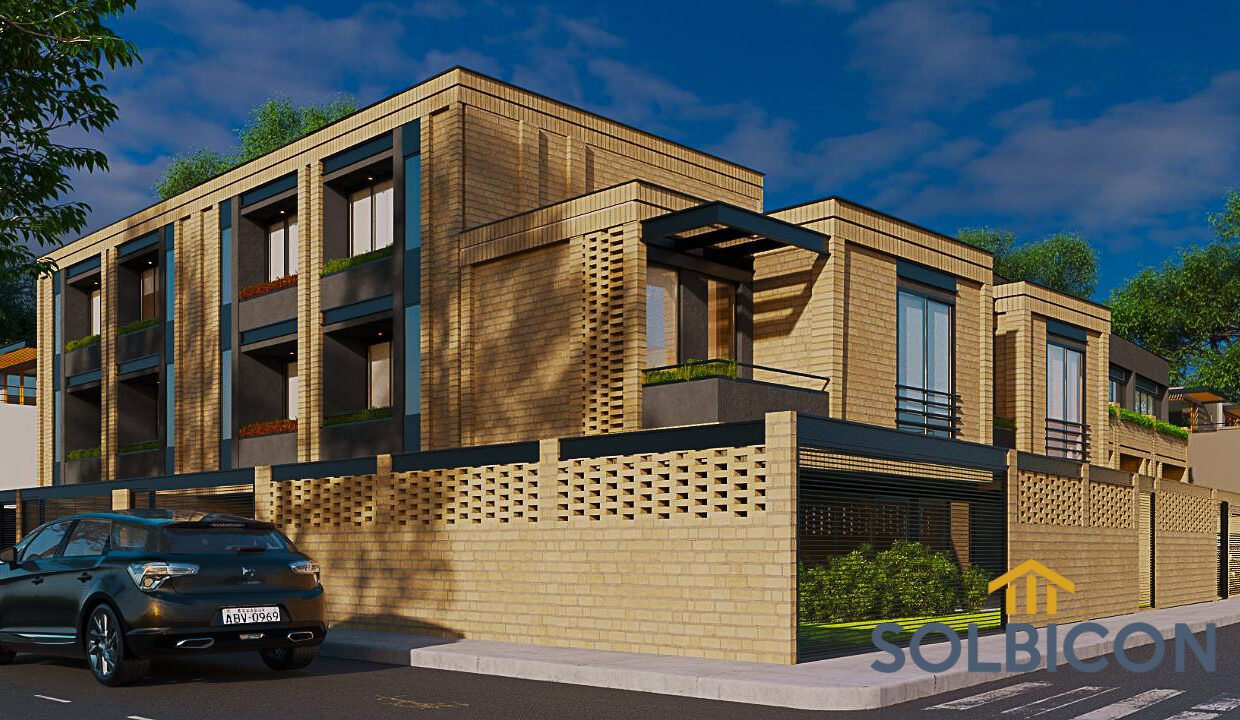 fachada esquinera casas boho de venta en cuenca