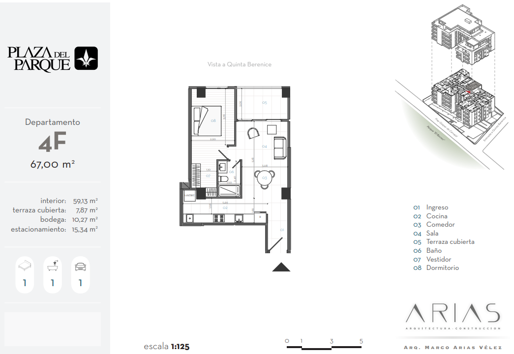 medidas edificio plaza del parque cuenca