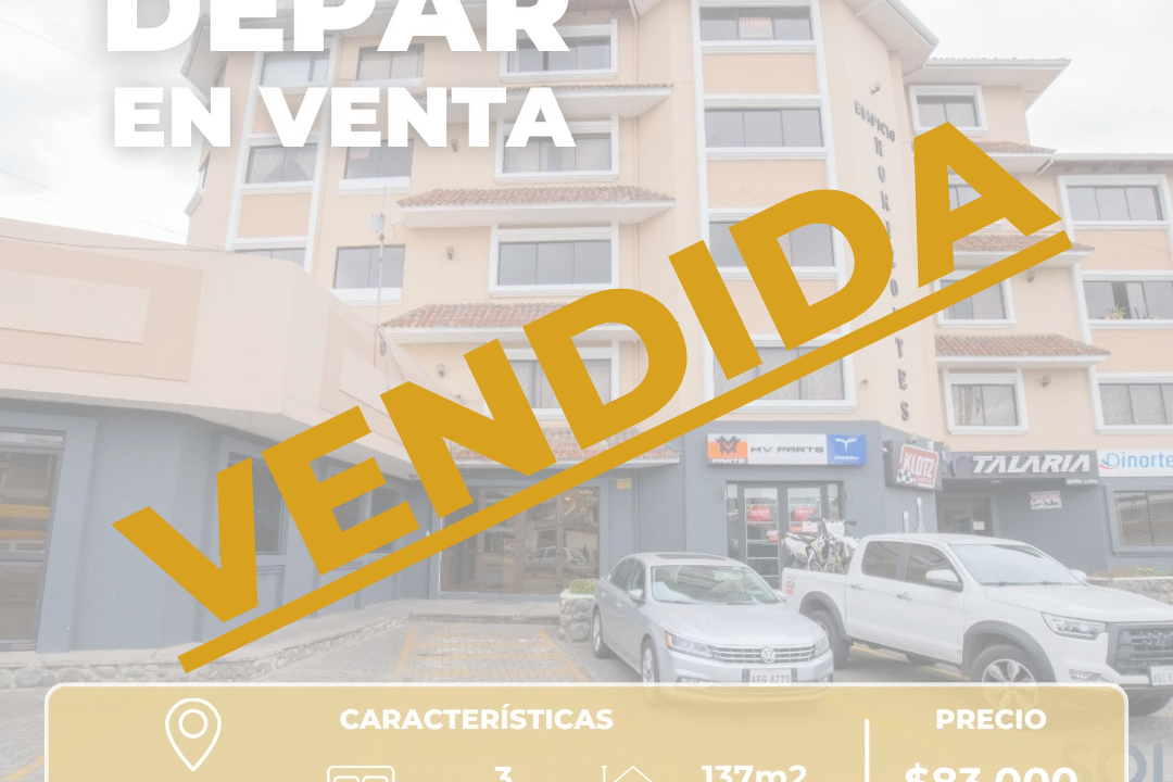 VENDIDA departamento