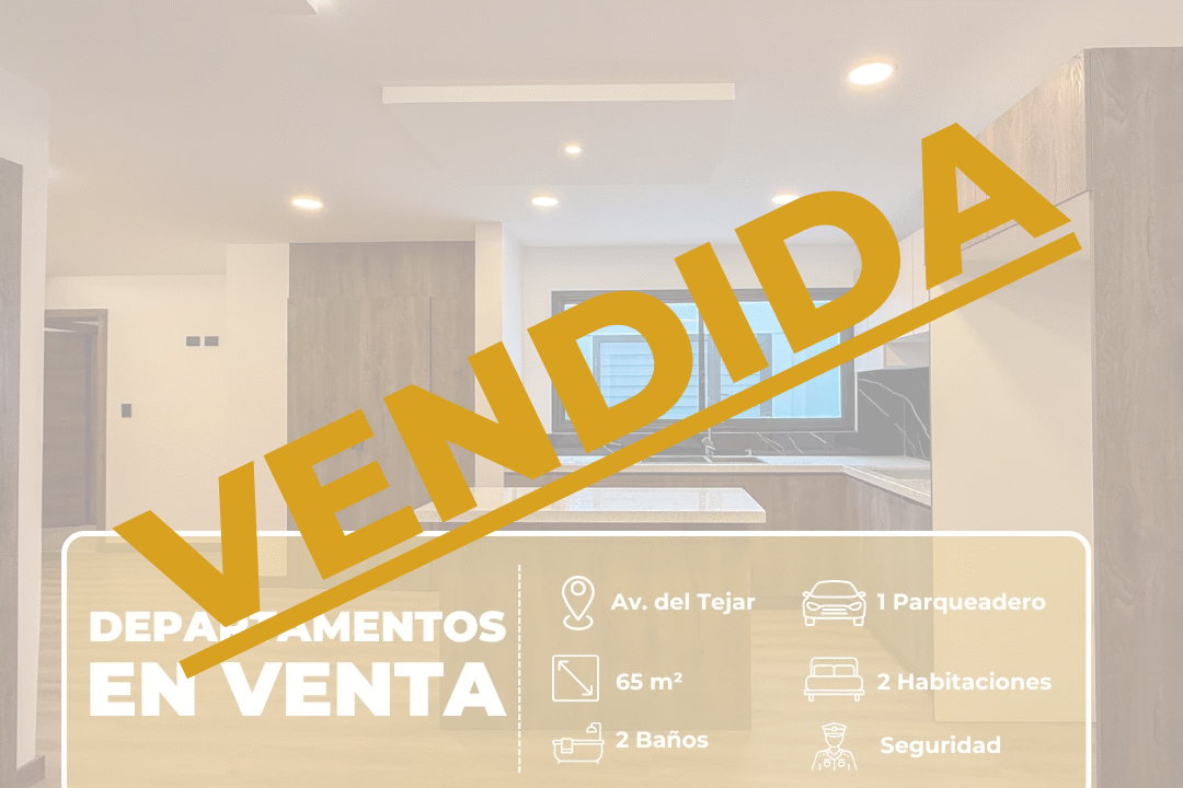 VENDIDA departamento