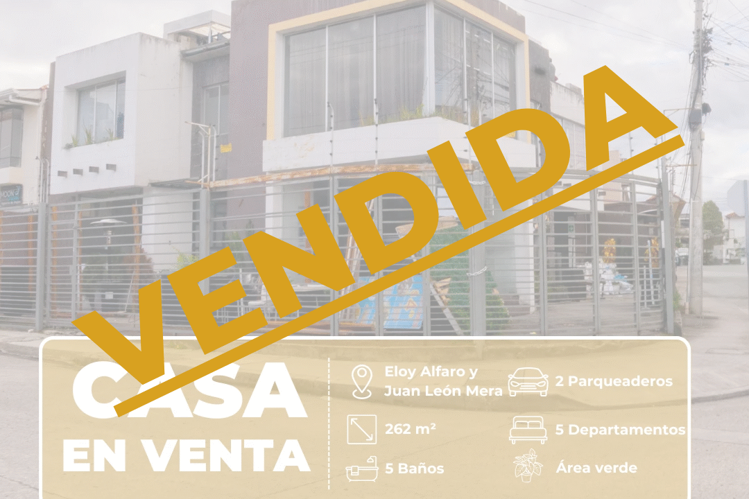 VENDIDA casa