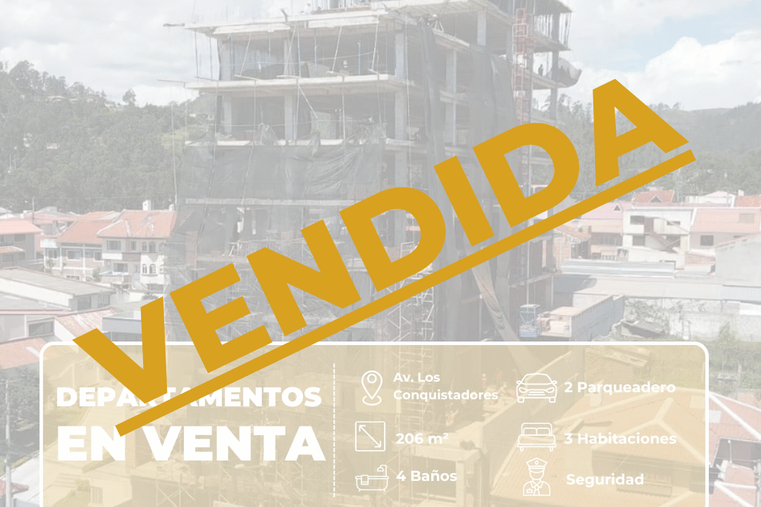 VENDIDA departamento