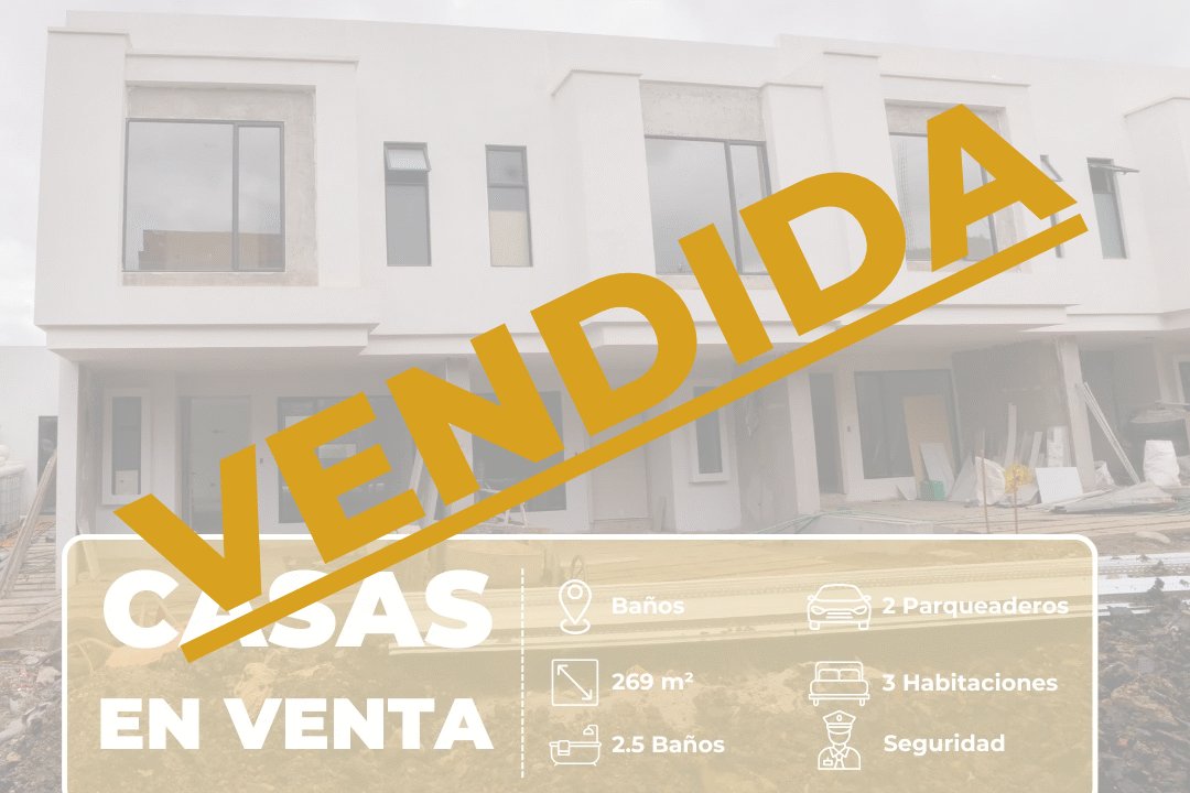 VENDIDA casas