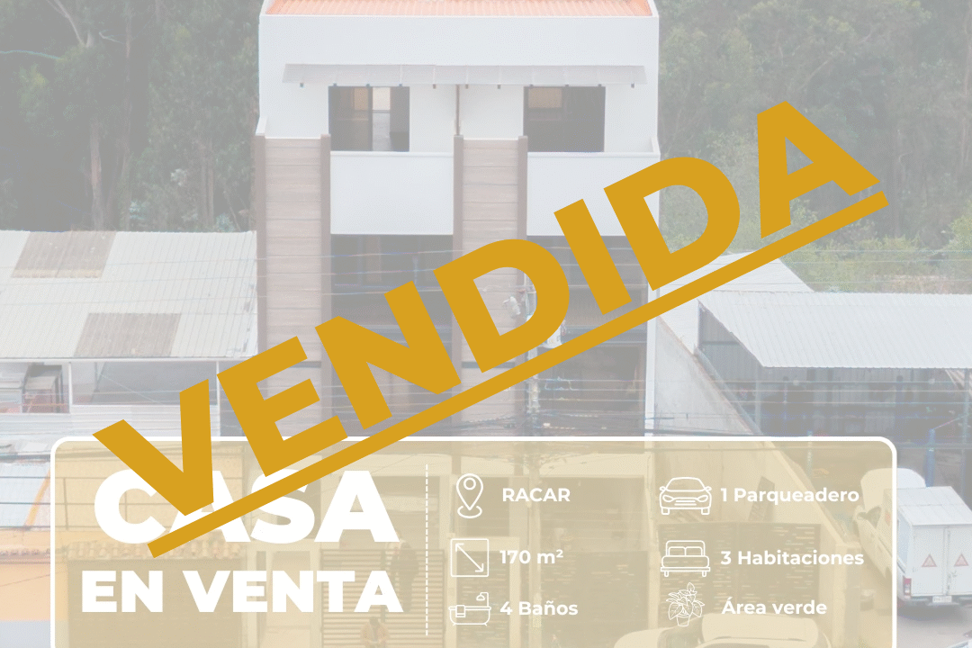 VENDIDA casa