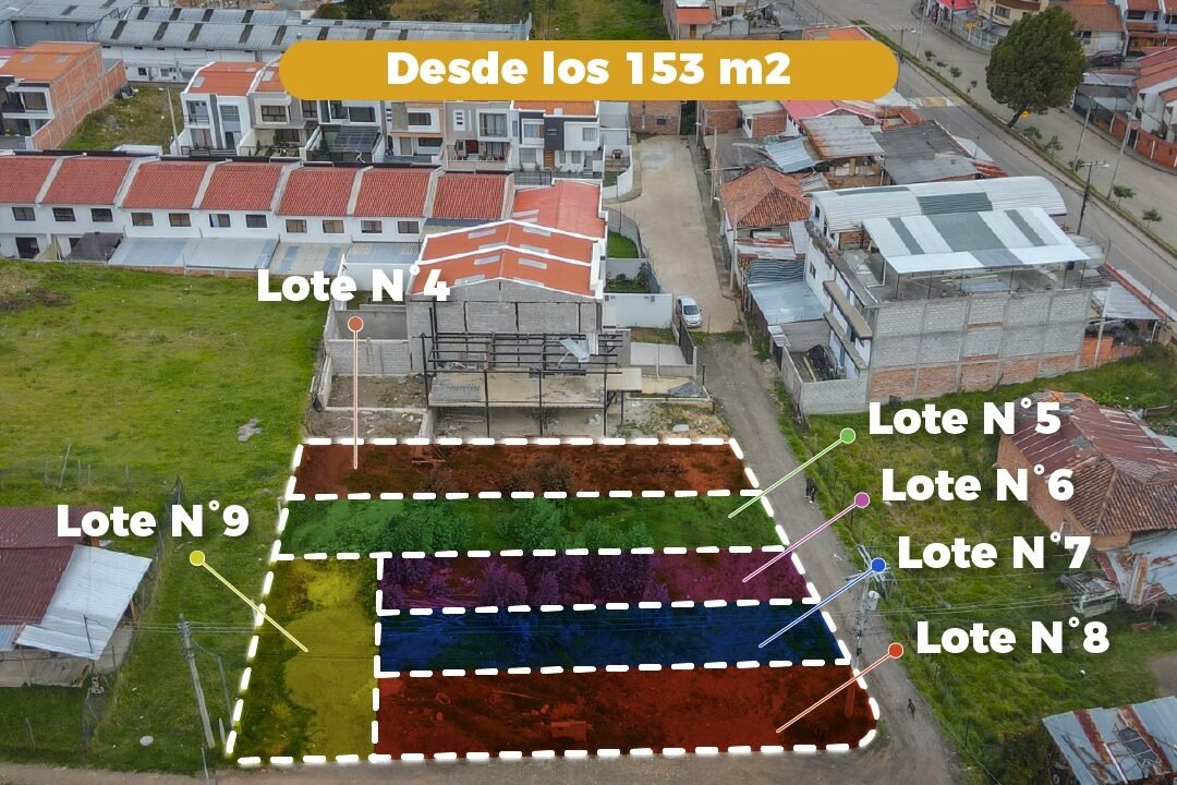 6 Lotes en Venta