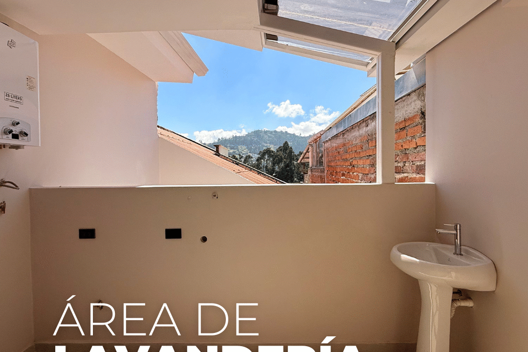 Área de de lavanderia departamento en venta