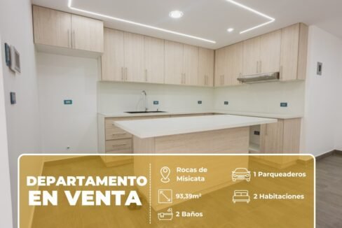 dos habitaciones departamento en venta