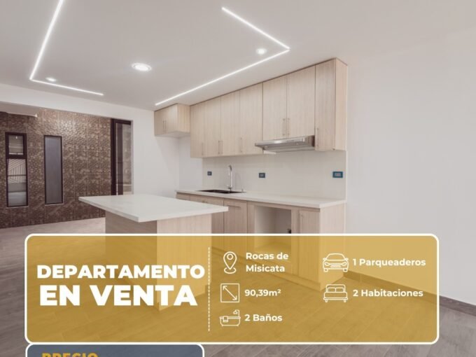 Misicata 90k departamento en venta