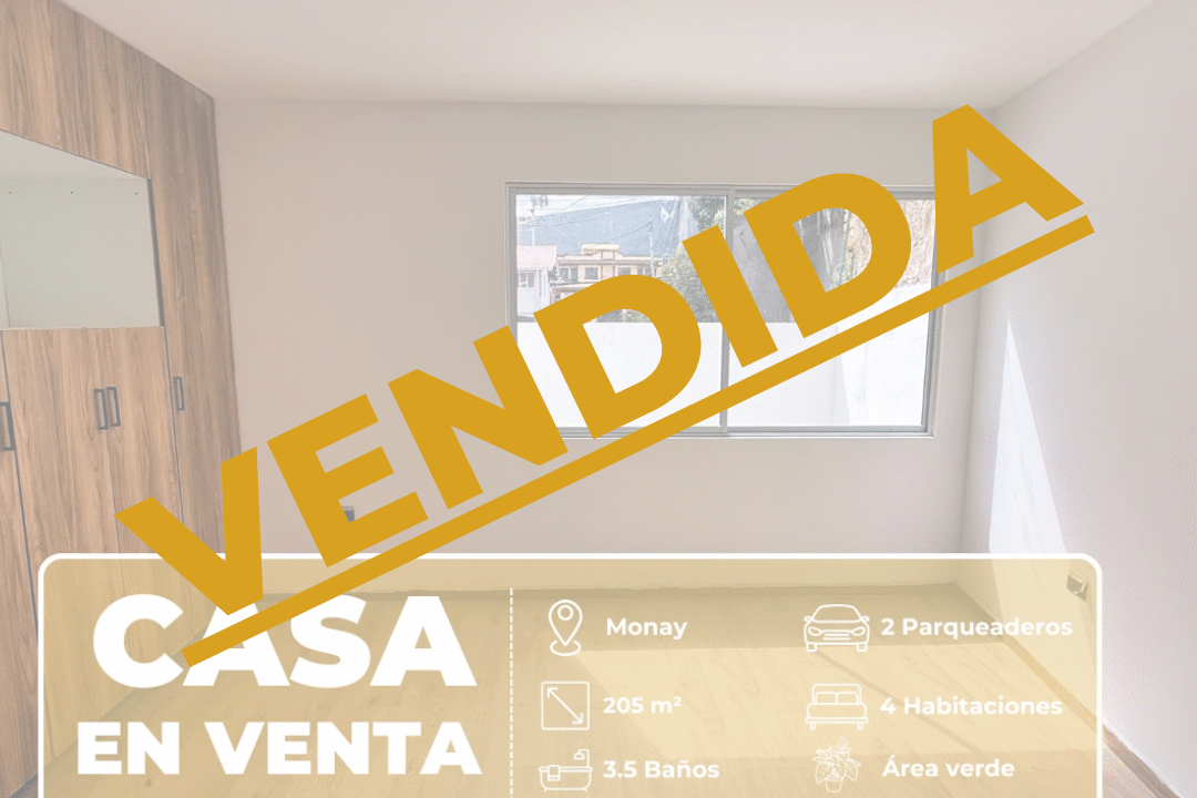 VENDIDA casa monay