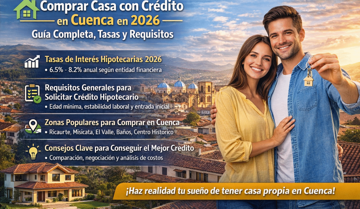 Comprar Casa con Crédito en Cuenca en 2026