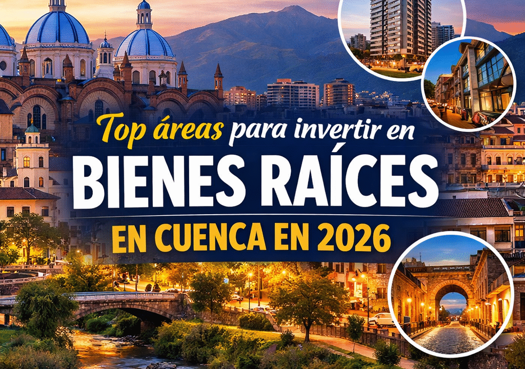Top áreas para invertir en bienes raíces en Cuenca en 2026