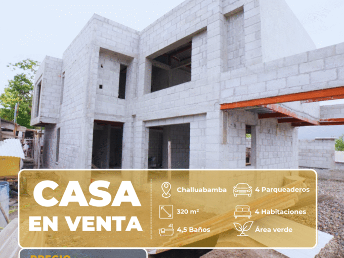 🏡 Casa en venta en Urbanización Privada “San Miguel” – Challuabamba